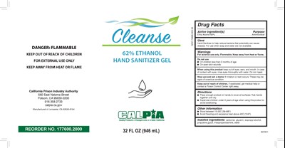 Cleanse Hand Sanitizer Label.jpg 003 - Cleanse Hand Sanitizer Label